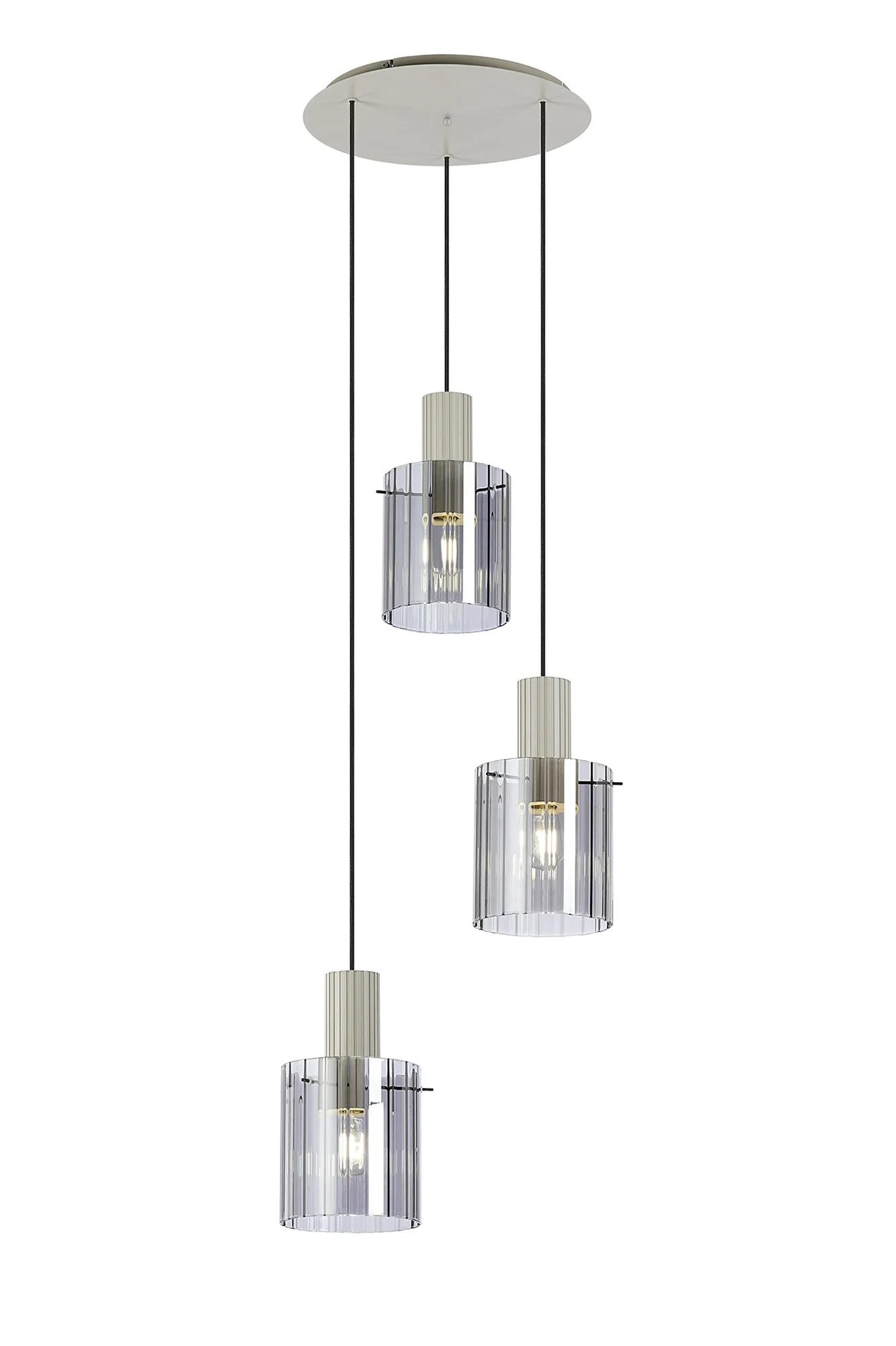 Hailey 3Lt Cluster Wide Line Glass - Various Colours - Image 21