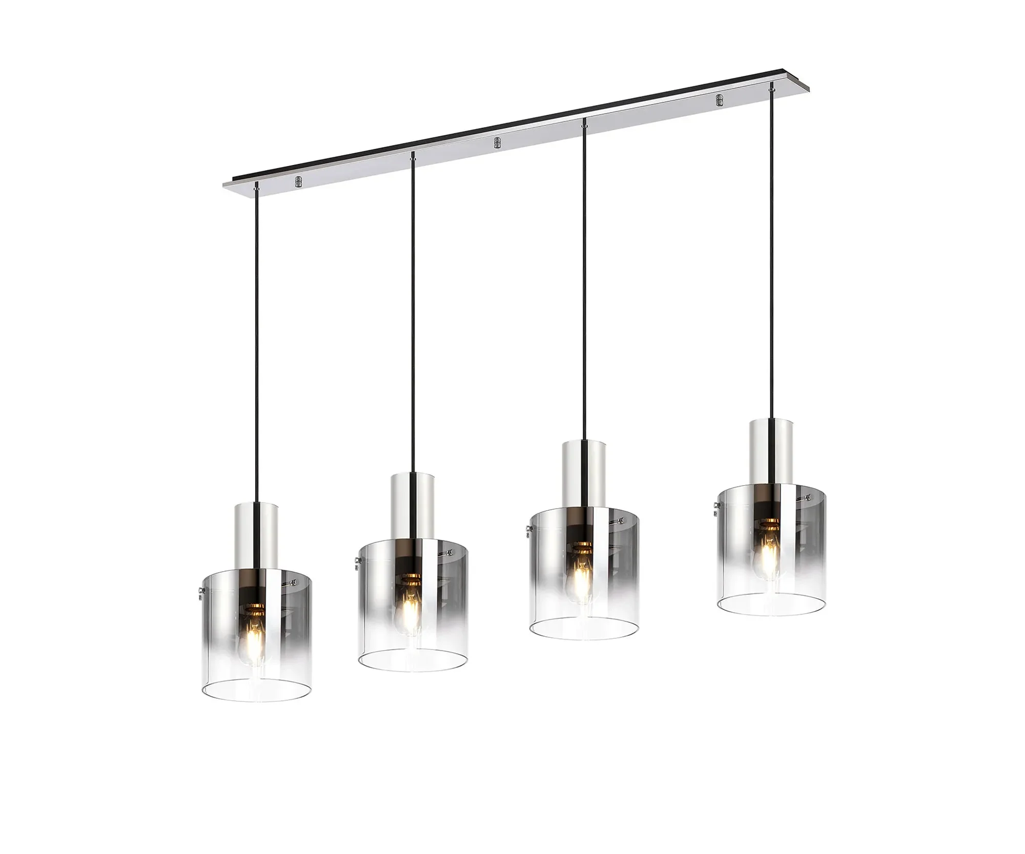 Hailey 4Lt Smooth Linear Pendant - Various Colours - Image 5