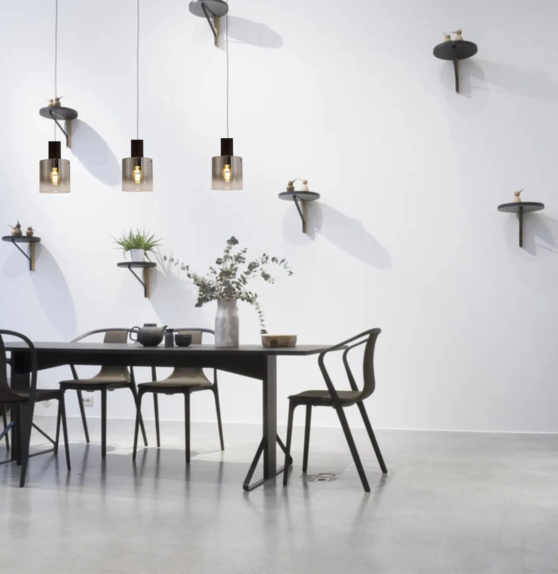 Hailey Linear Pendant, 3 Light Adjustable E27, - Various Finishes - Image 12