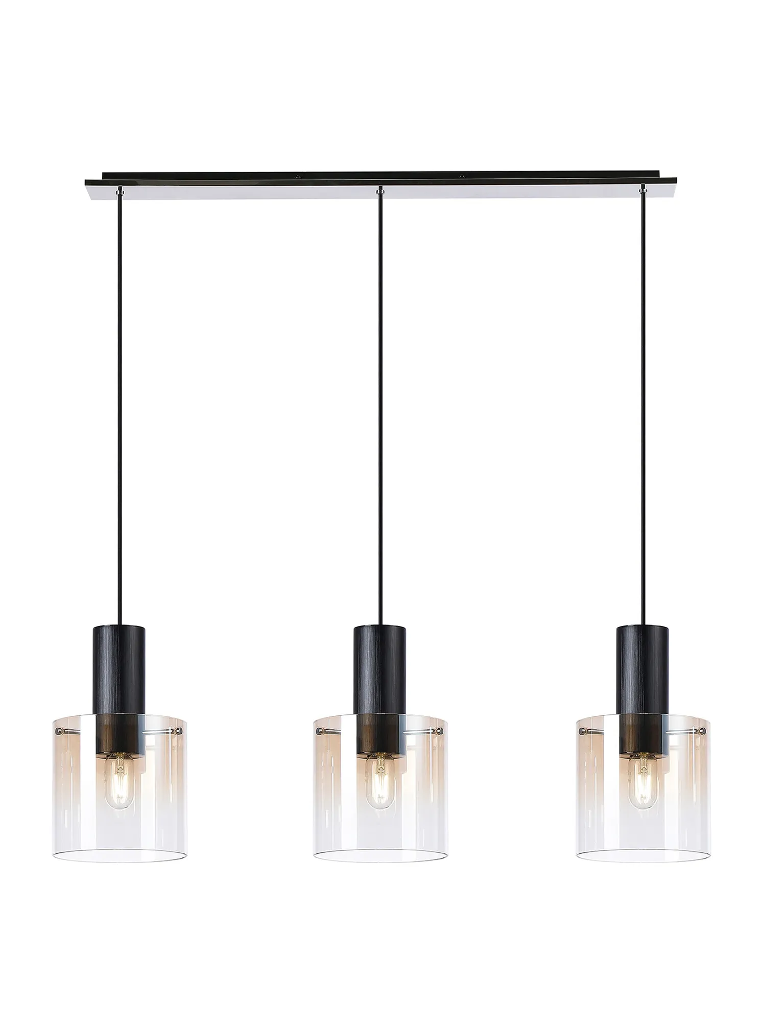 Hailey Linear Pendant, 3 Light Adjustable E27, - Various Finishes - Image 20
