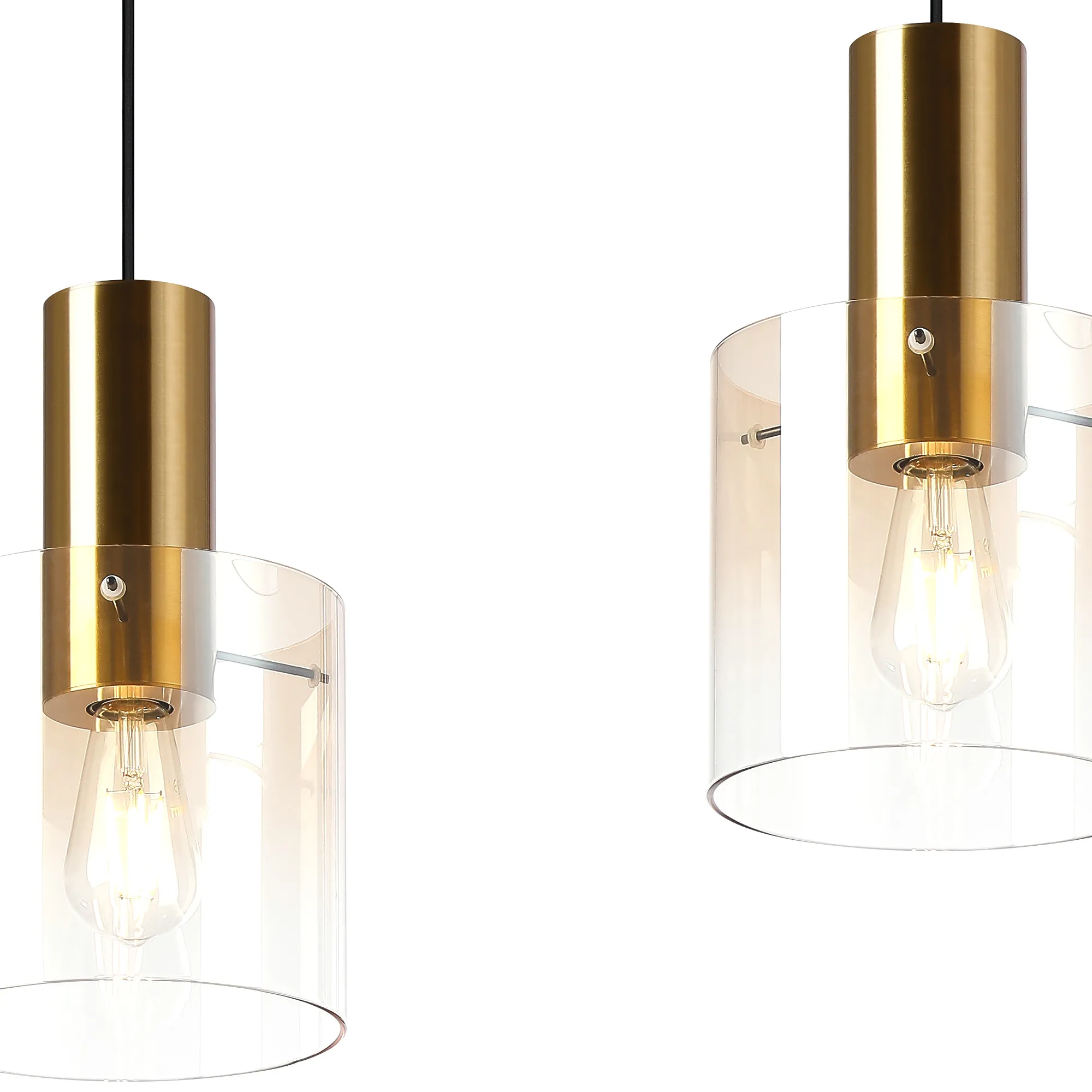 Hailey Linear Pendant, 3 Light Adjustable E27, - Various Finishes - Image 24