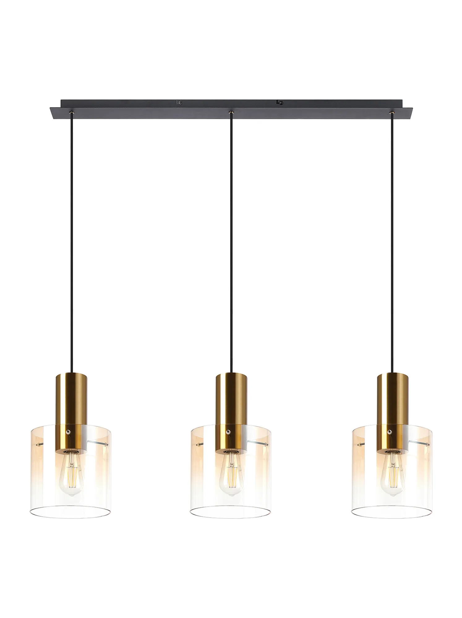 Hailey Linear Pendant, 3 Light Adjustable E27, - Various Finishes - Image 25