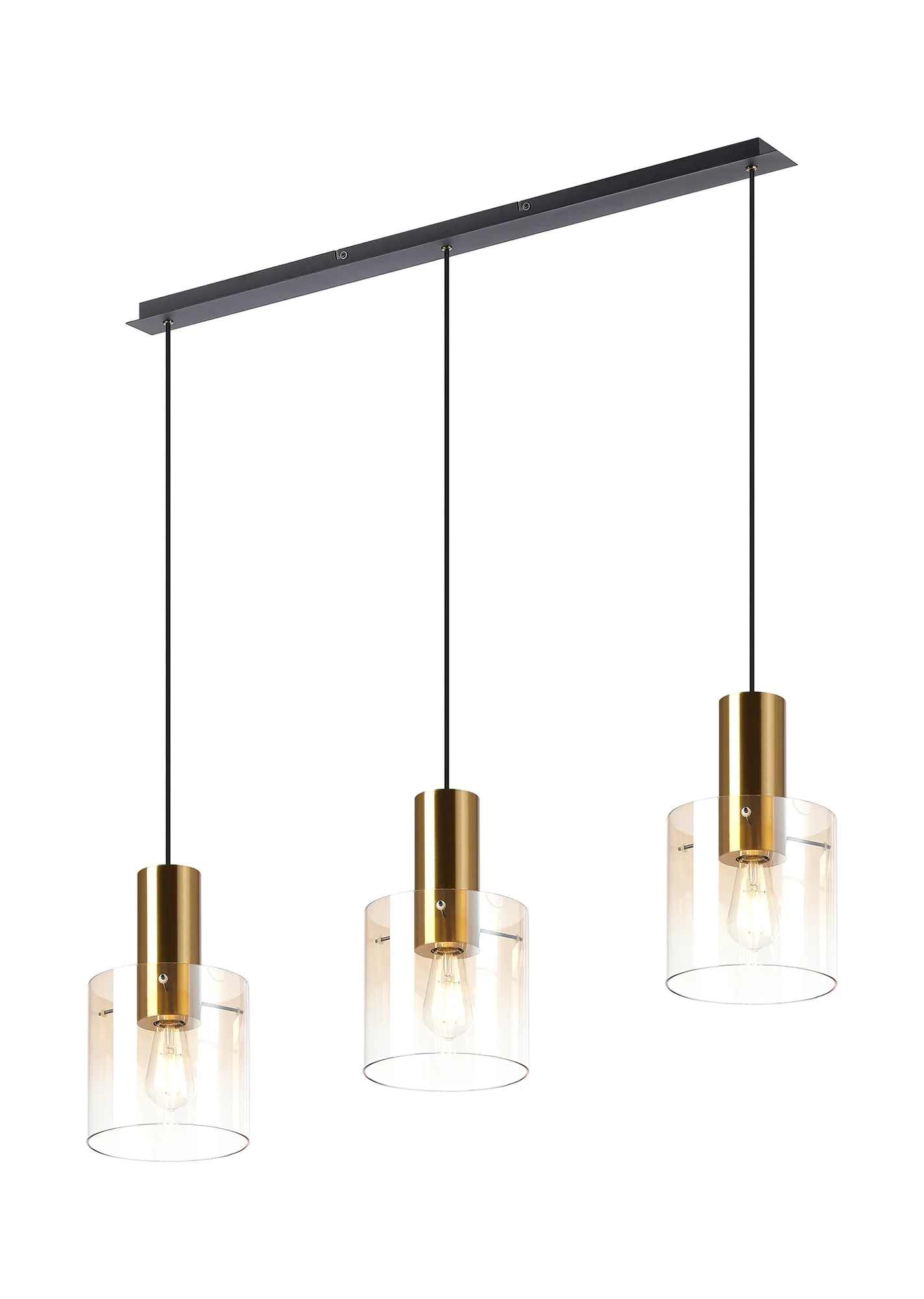 Hailey Linear Pendant, 3 Light Adjustable E27, - Various Finishes - Image 26