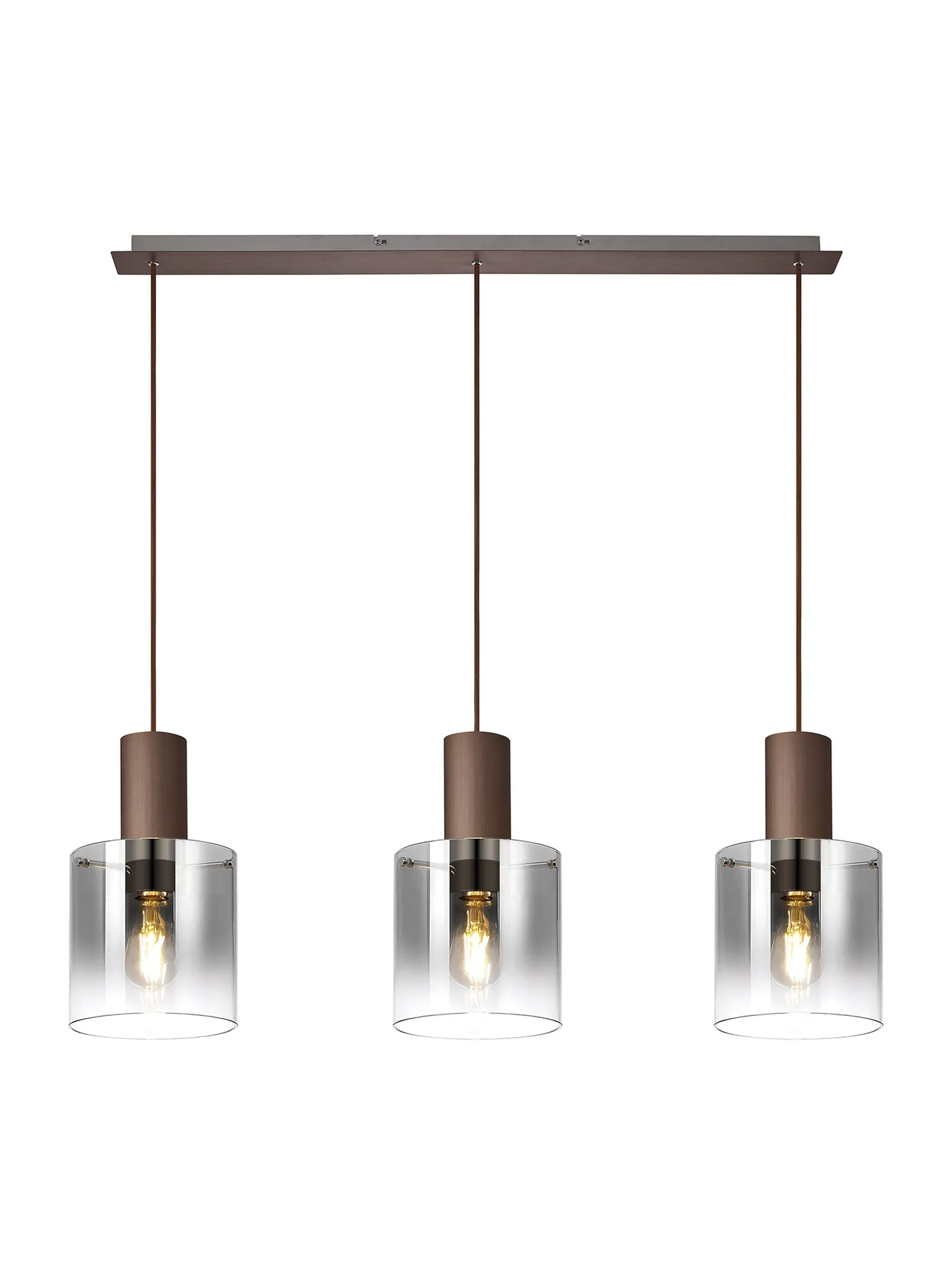 Hailey Linear Pendant, 3 Light Adjustable E27, - Various Finishes - Image 36
