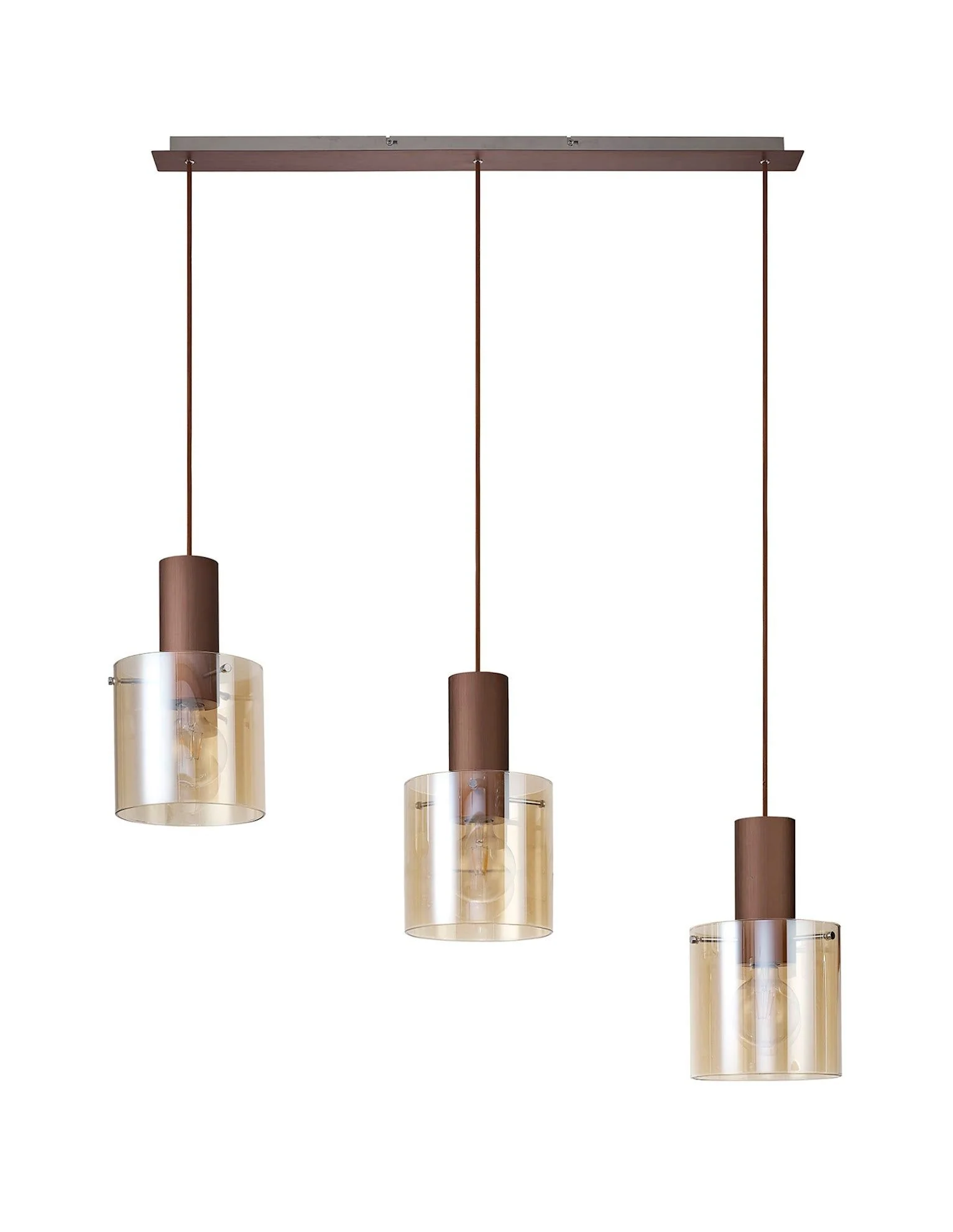 Hailey Linear Pendant, 3 Light Adjustable E27, - Various Finishes - Image 4