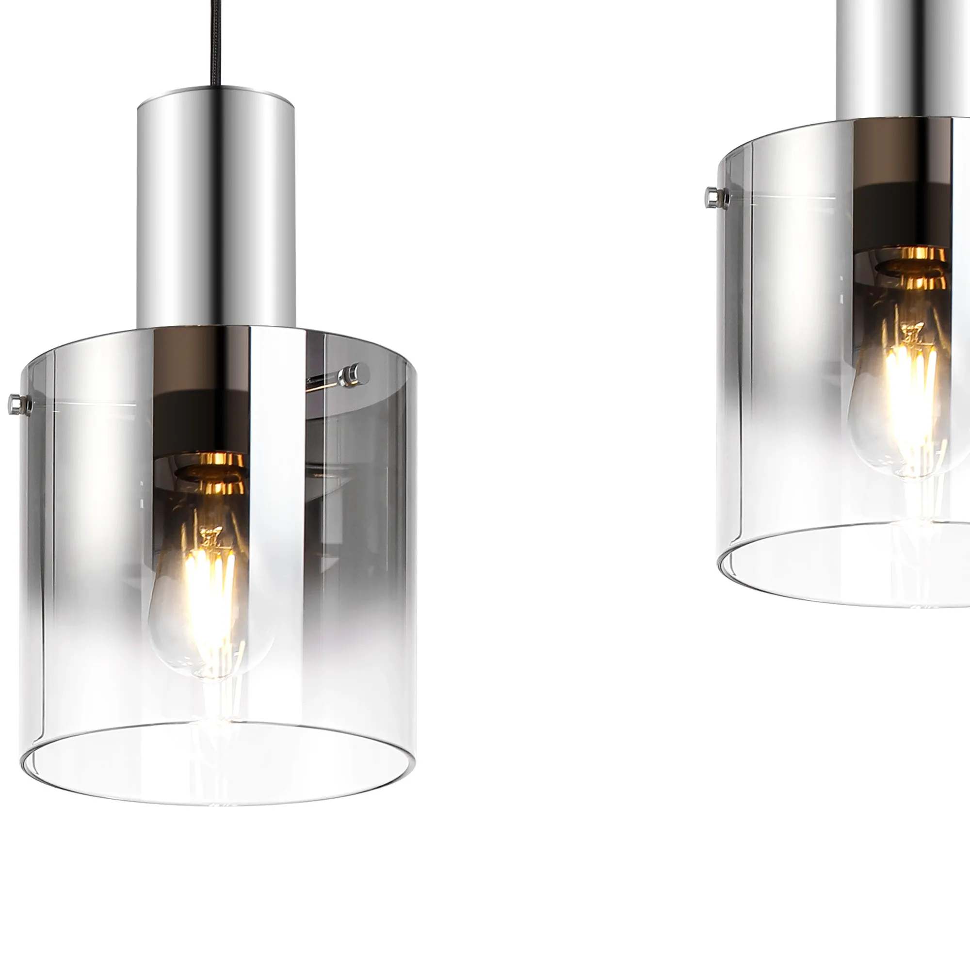 Hailey Linear Pendant, 3 Light Adjustable E27, - Various Finishes - Image 41