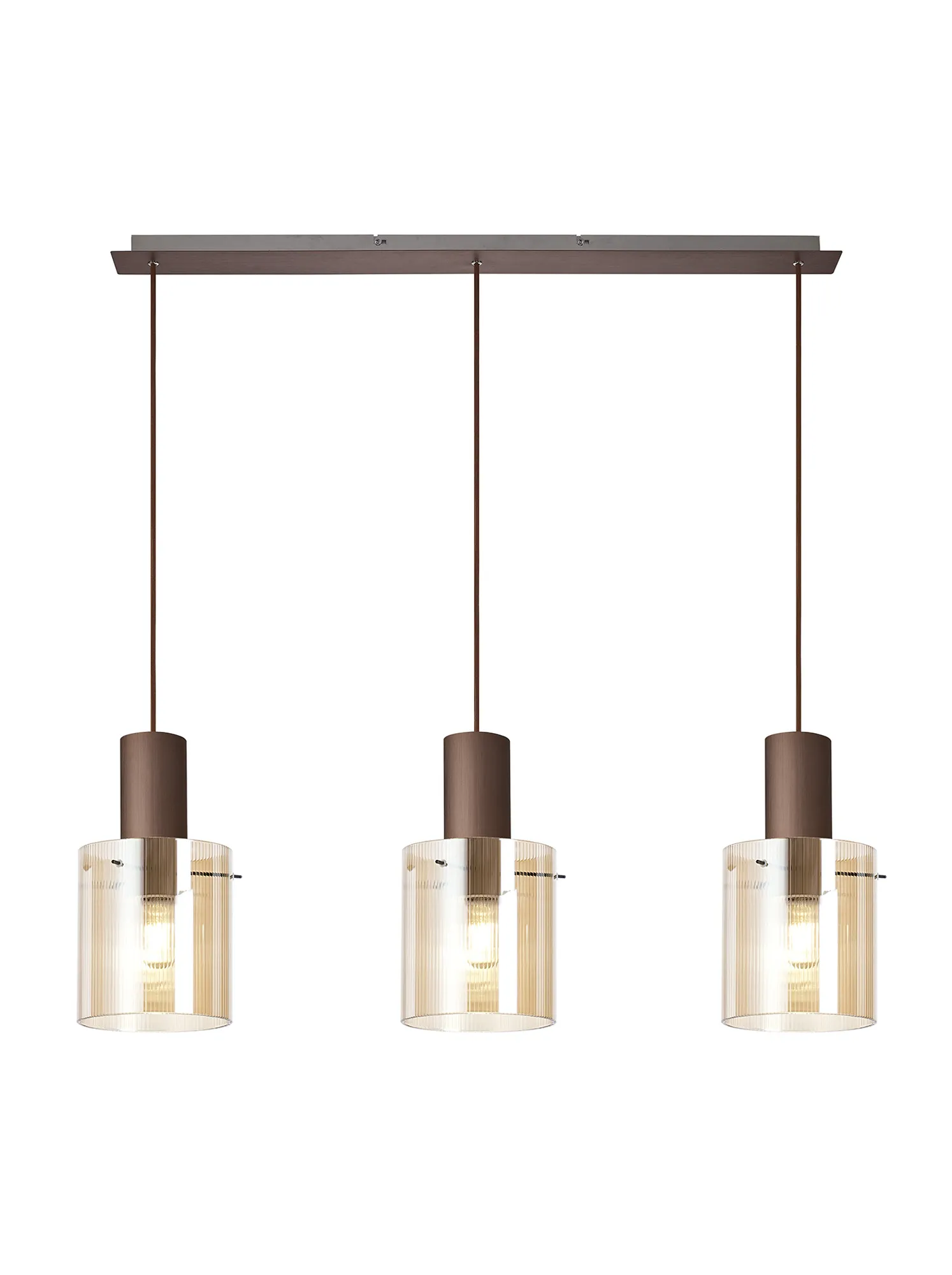 Hailey Linear Pendant, 3 Light Adjustable E27, - Various Finishes - Image 43