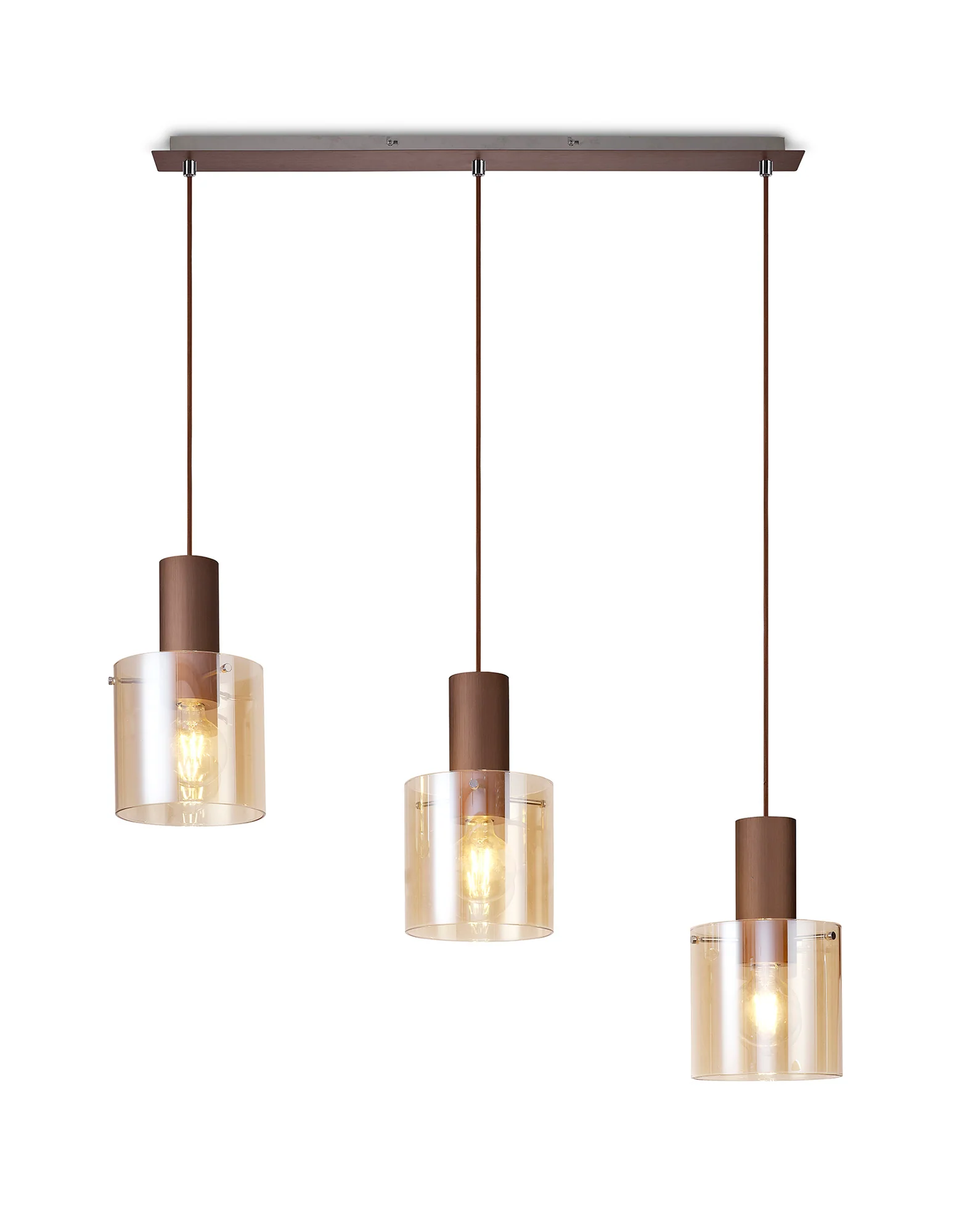 Hailey Linear Pendant, 3 Light Adjustable E27, - Various Finishes - Image 49