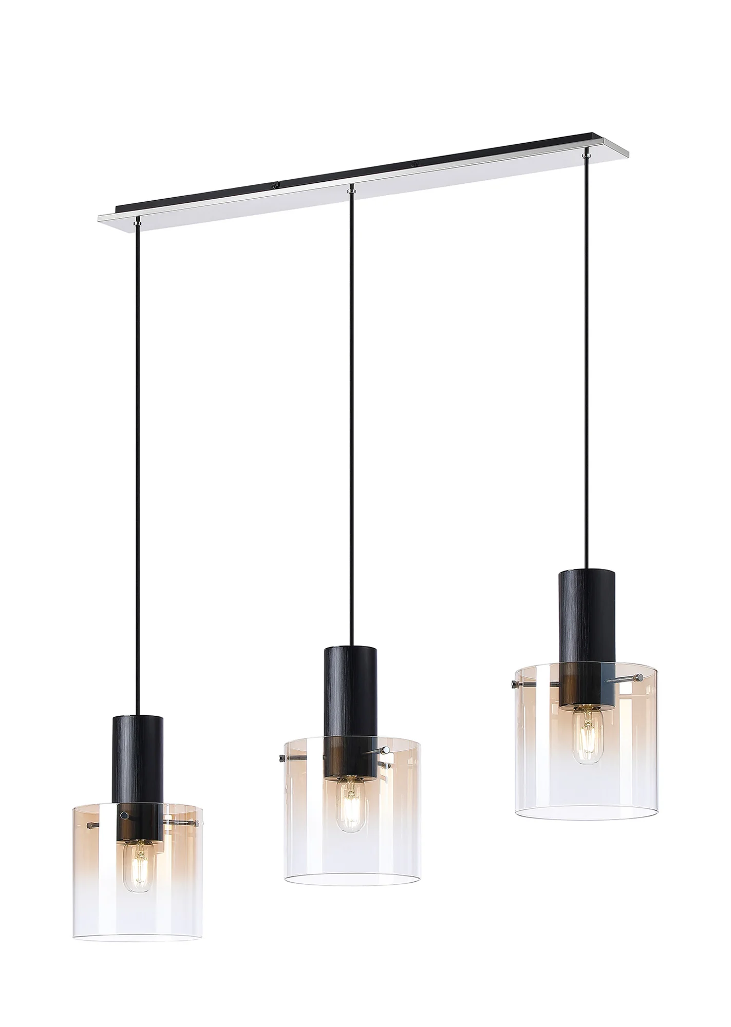 Hailey Linear Pendant, 3 Light Adjustable E27, - Various Finishes - Image 52