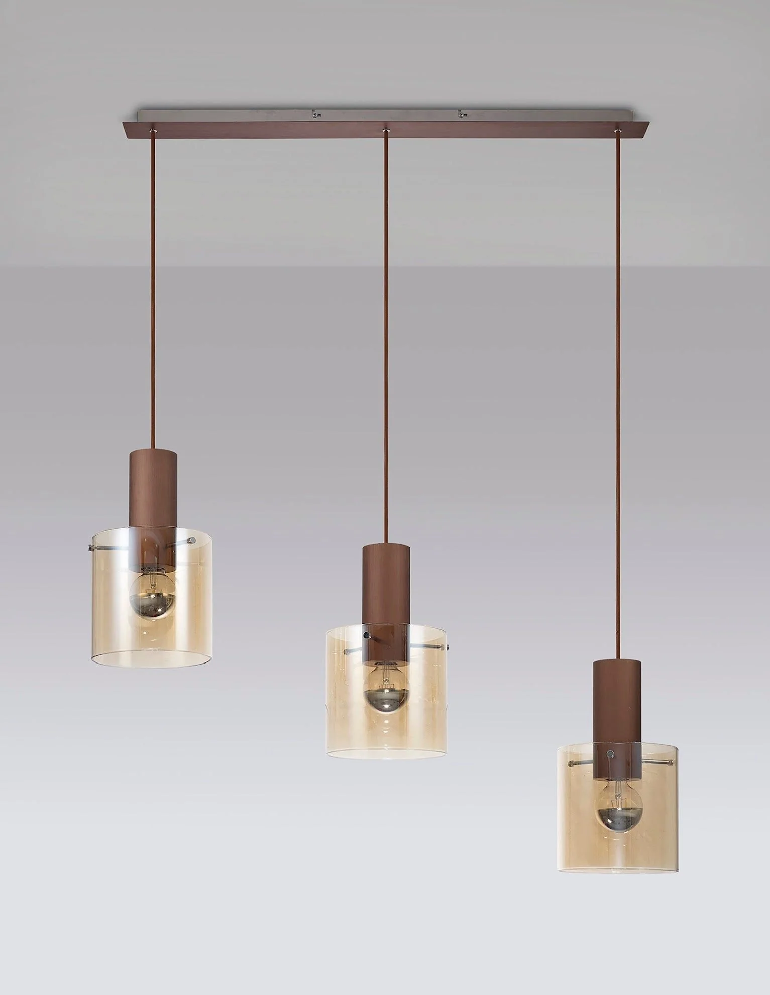 Hailey Linear Pendant, 3 Light Adjustable E27, - Various Finishes - Image 6