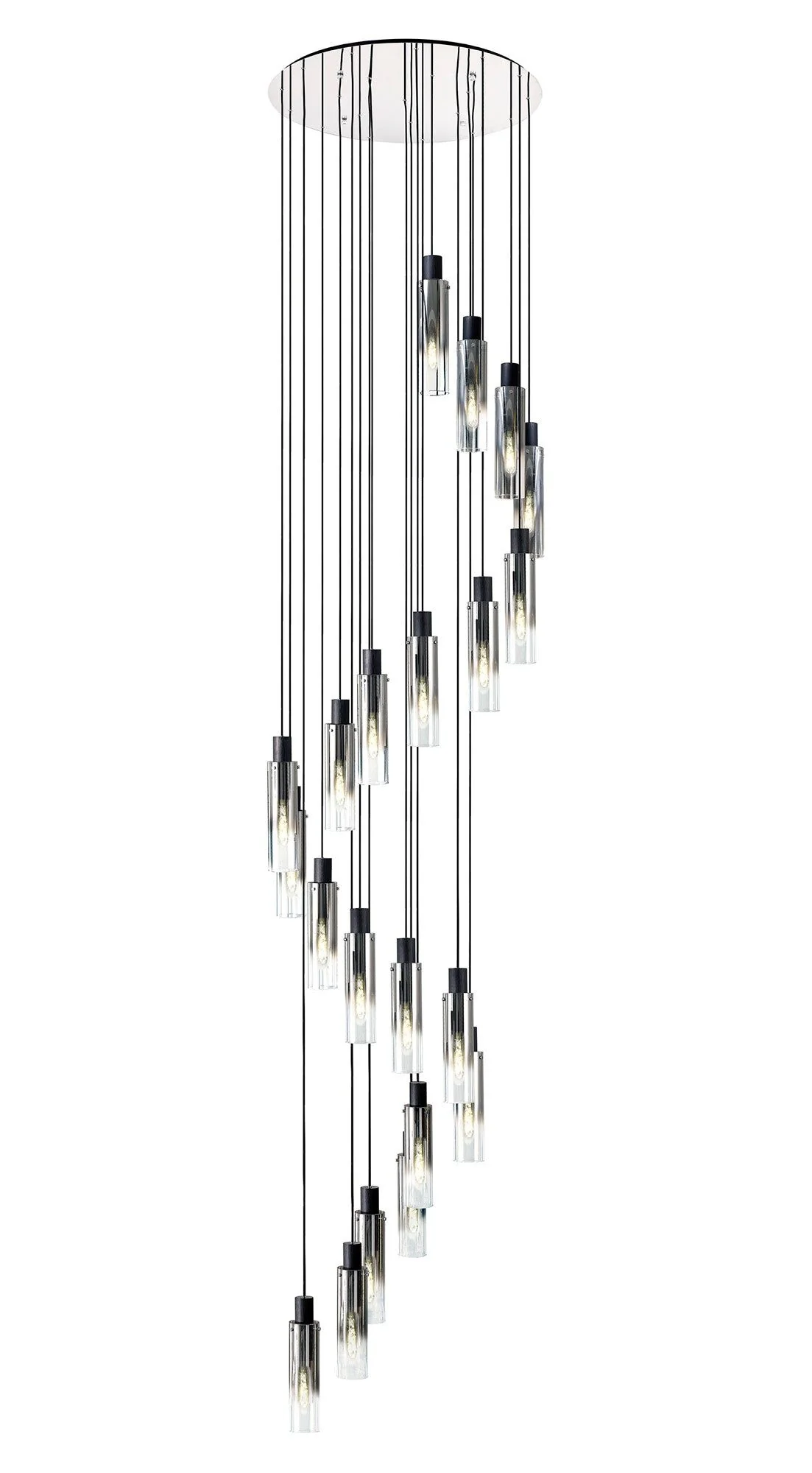 Hailey Slim 21L Double Height Ceiling Light Adjustable - Image 3