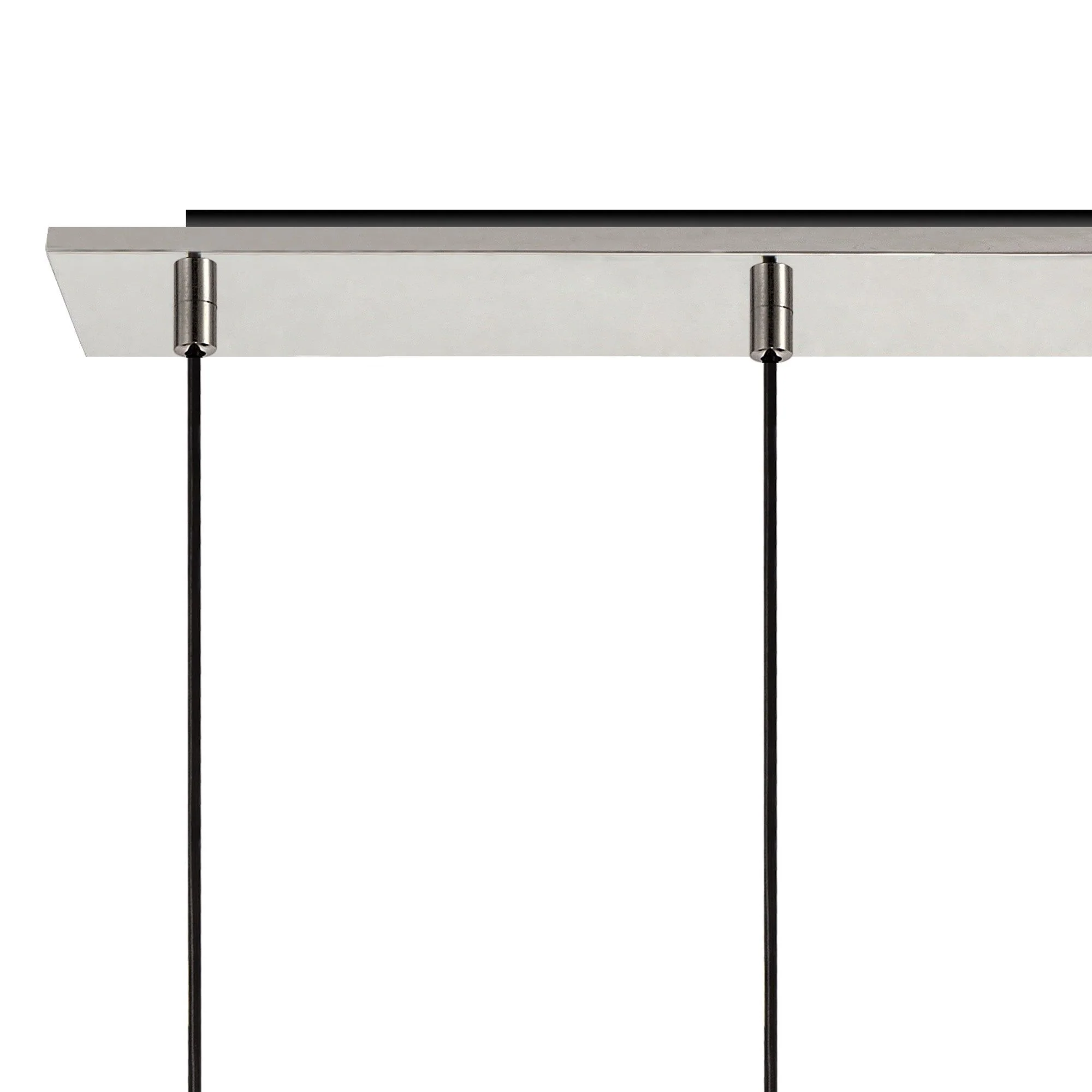Hailey Slim Linear Pendant, 4/5/7 Light Adjustable, Black/Smoke Fade Glass - Image 4