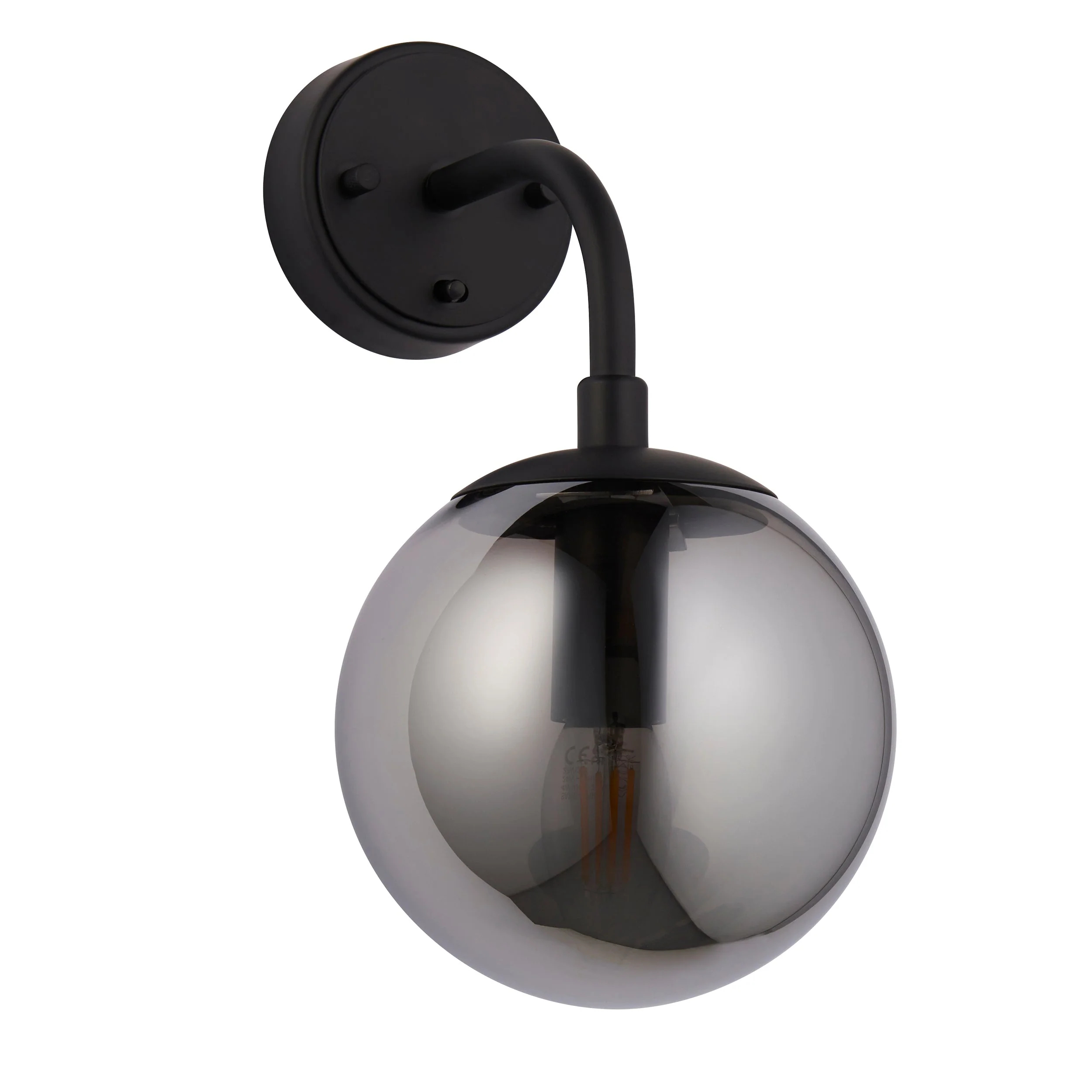Halbrooke 1Lt Wall Light - Various Finishes - Image 9