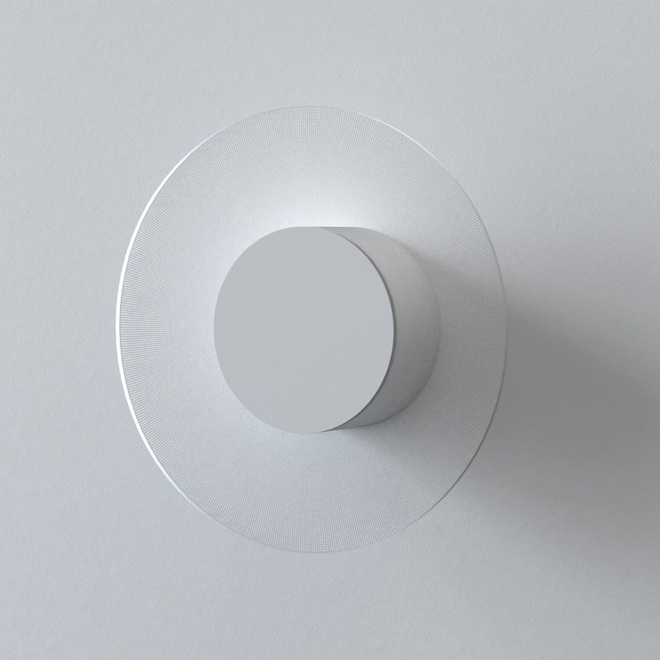 Halftone 600 Matt White Wall Light Fitting - Image 2