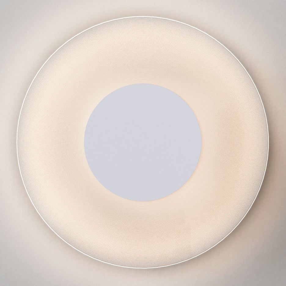 Halftone 600 Matt White Wall Light Fitting - Image 3