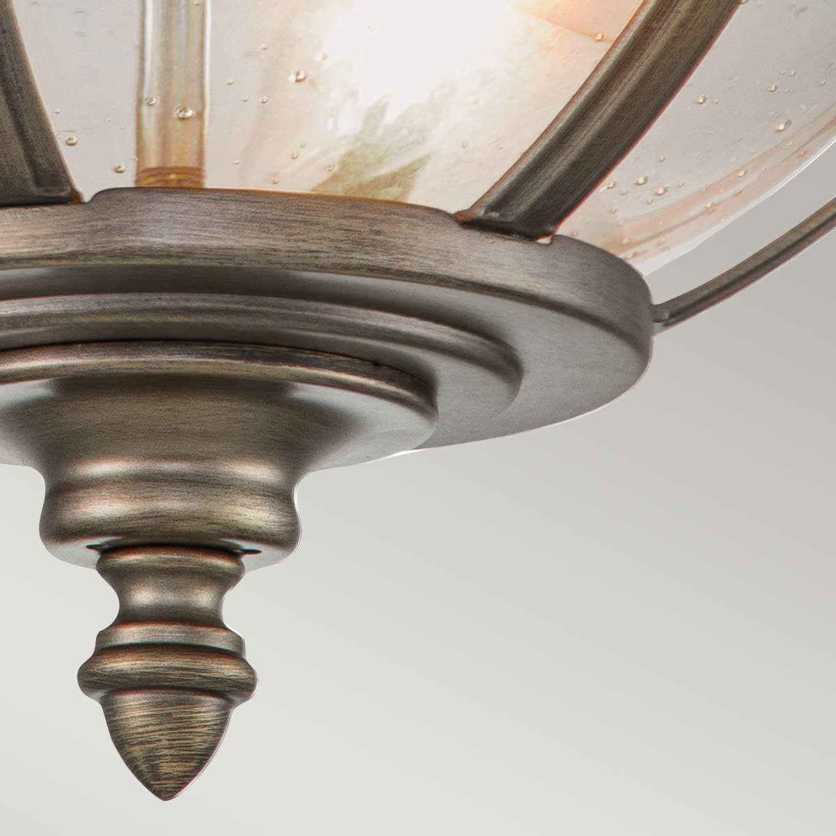 Halleron 3 Lt Ceiling Flush – Londonderry/Burnished Bronze Finish - Image 3