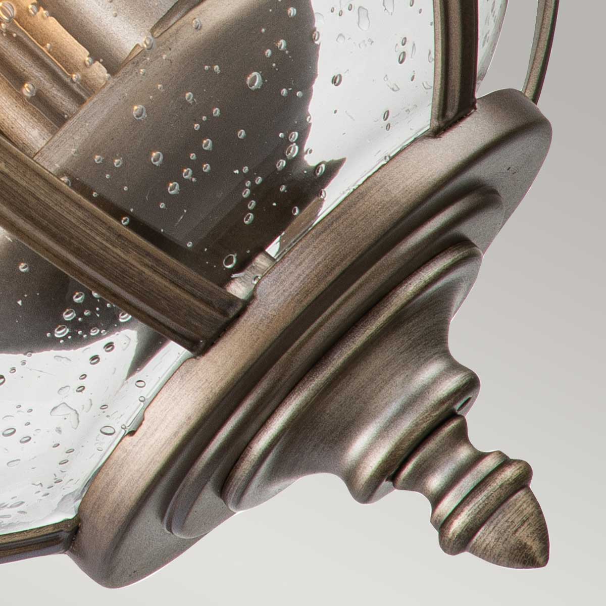 Halleron Small/Medium Wall Lantern - Londonderry/Burnished Bronze Finish - Image 11