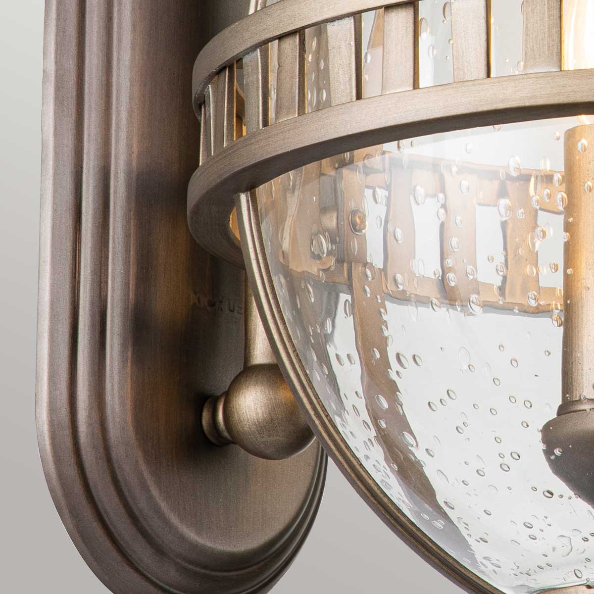 Halleron Small/Medium Wall Lantern - Londonderry/Burnished Bronze Finish - Image 13