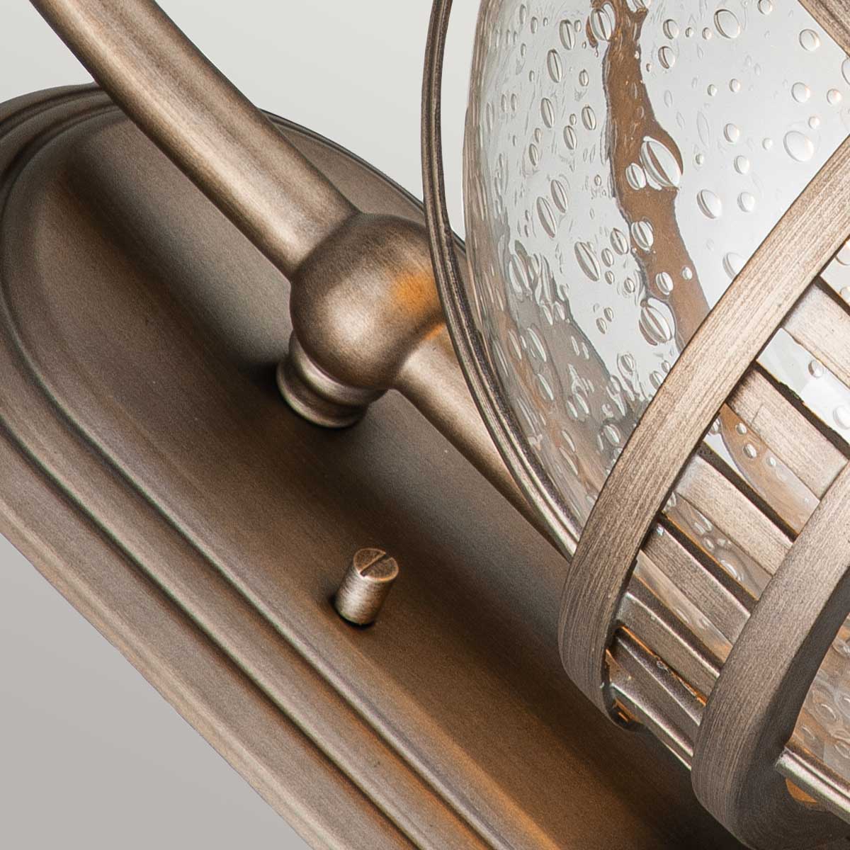 Halleron Small/Medium Wall Lantern - Londonderry/Burnished Bronze Finish - Image 8