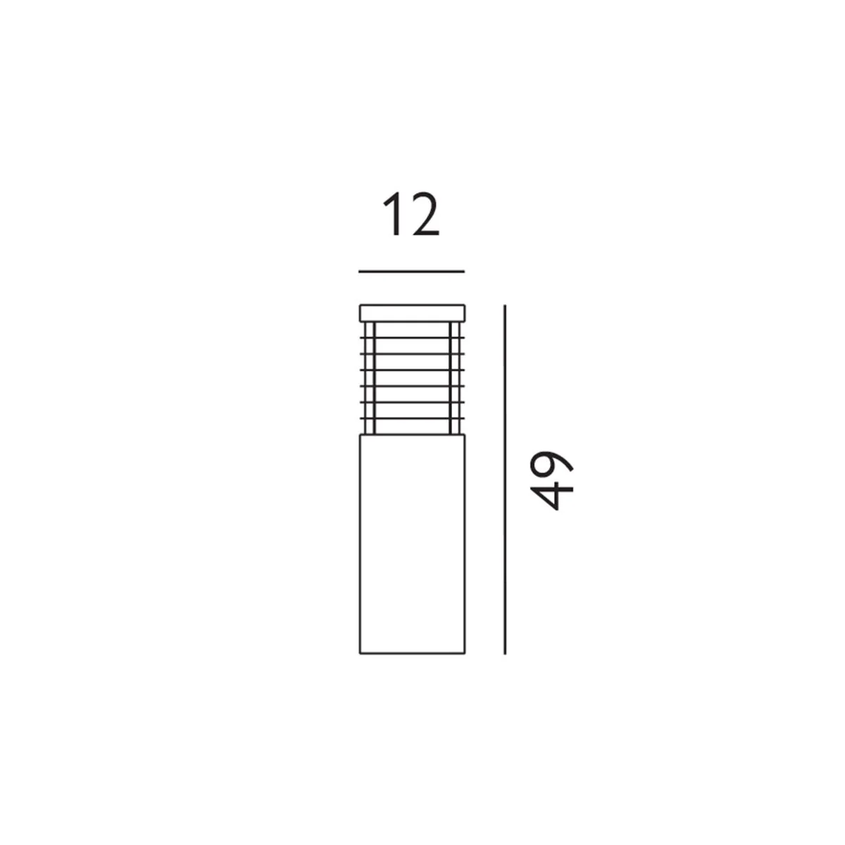 Halmstad Bollard Various Size & Finish E27  IP65 - Image 38