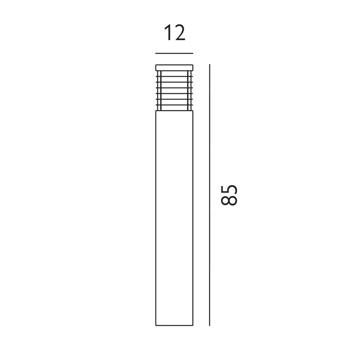 Halmstad Bollard Various Size & Finish E27  IP65 - Image 46