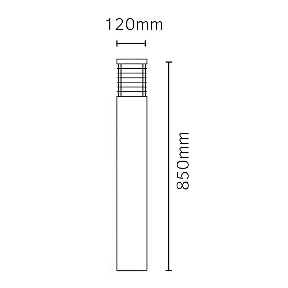 Halmstad Bollard Various Size & Finish E27  IP65 - Image 55