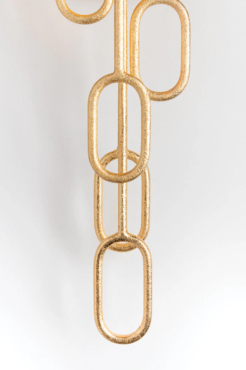 Halo 1Lt Wall Sconce - Gold Leaf - Image 2