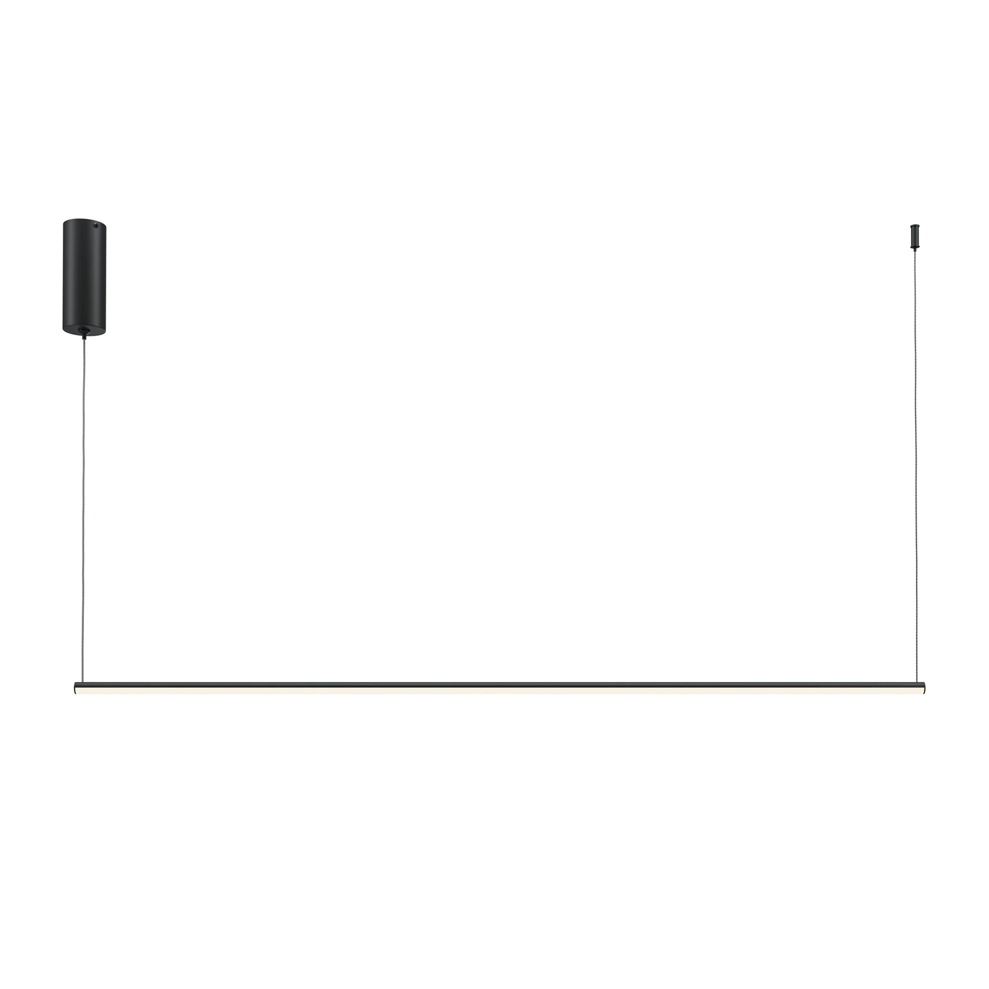 Halo LED Linear Pendant - Brass/Black - Image 2