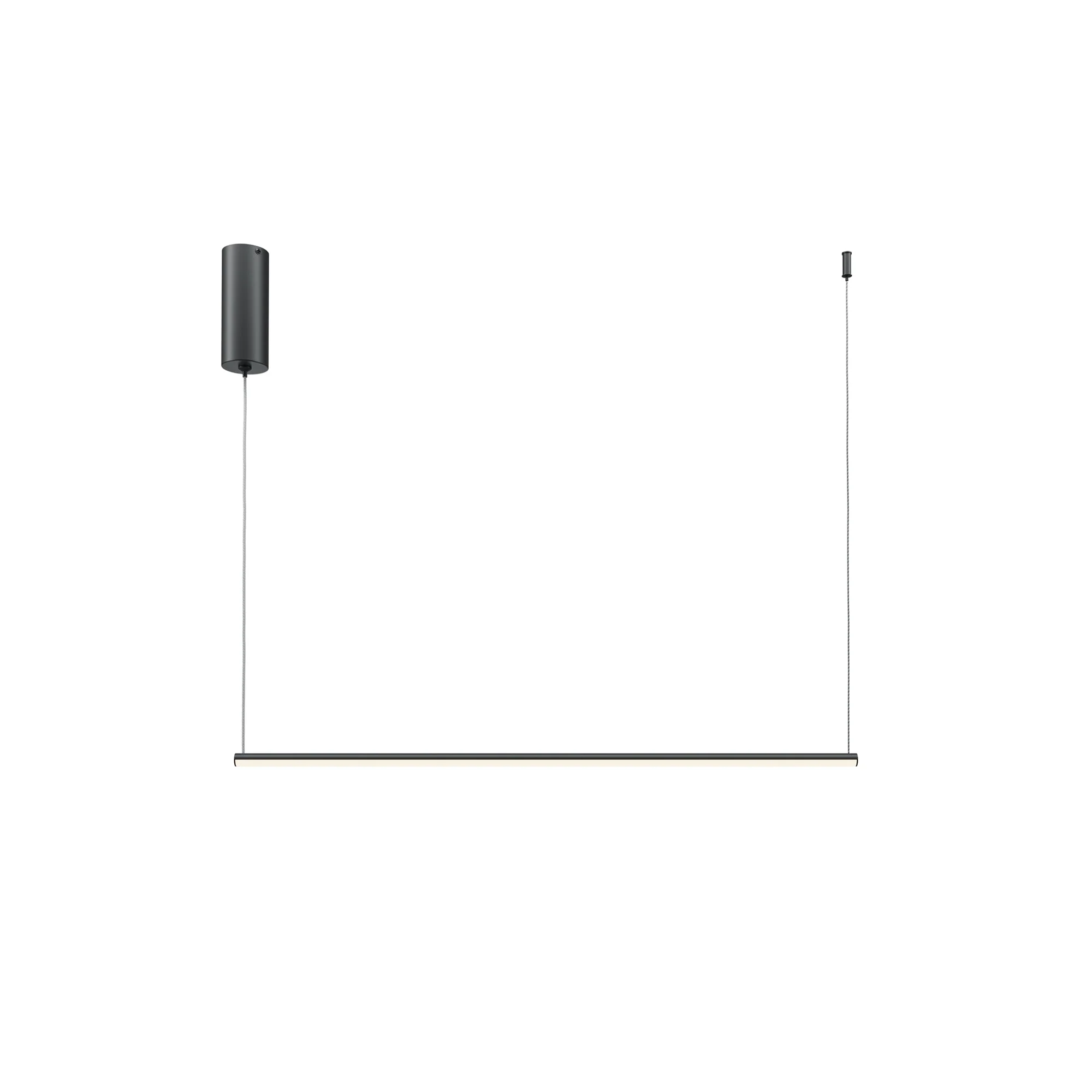 Halo LED Linear Pendant - Brass/Black - Image 3