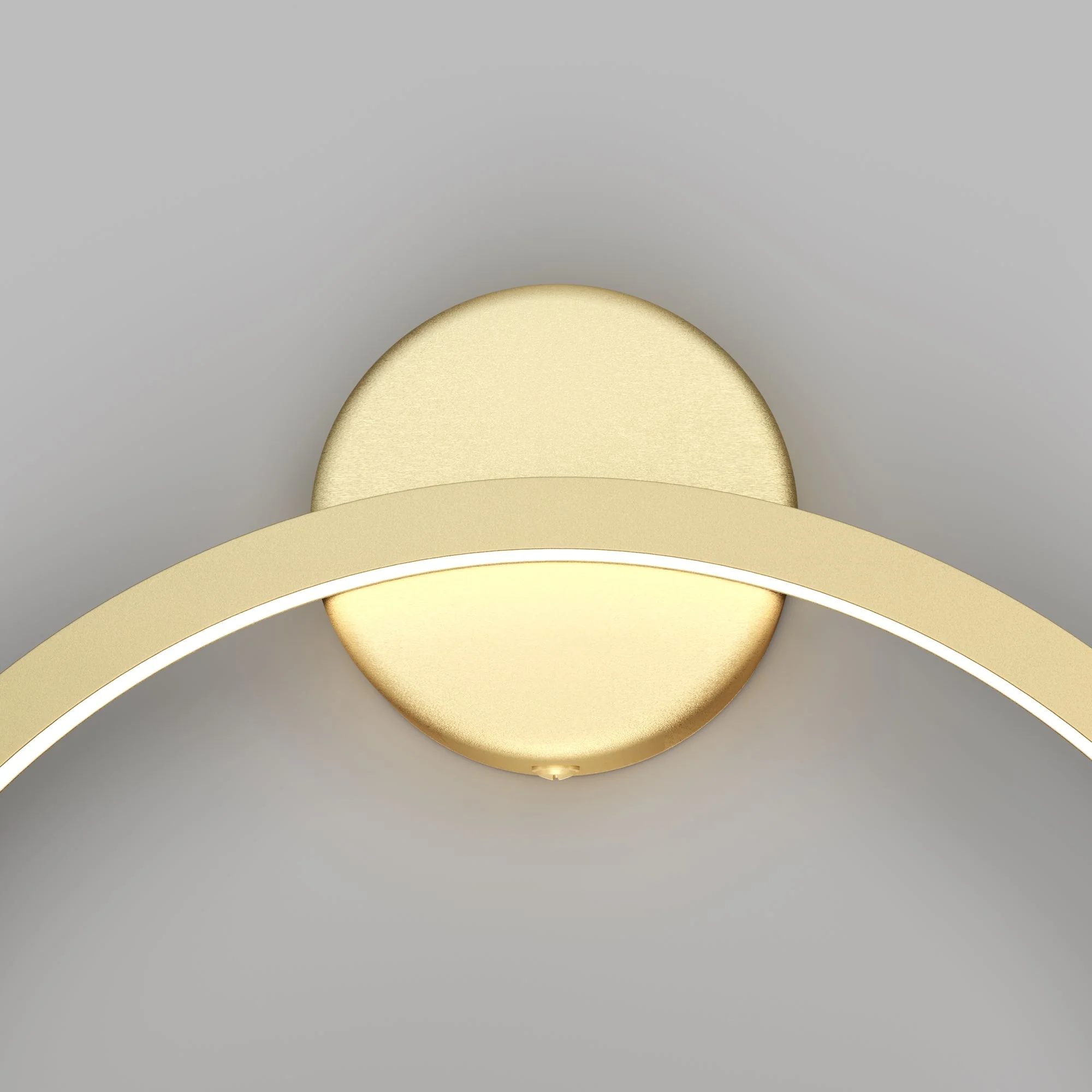 Halo  Led Wall Light Brass Finish - Image 2