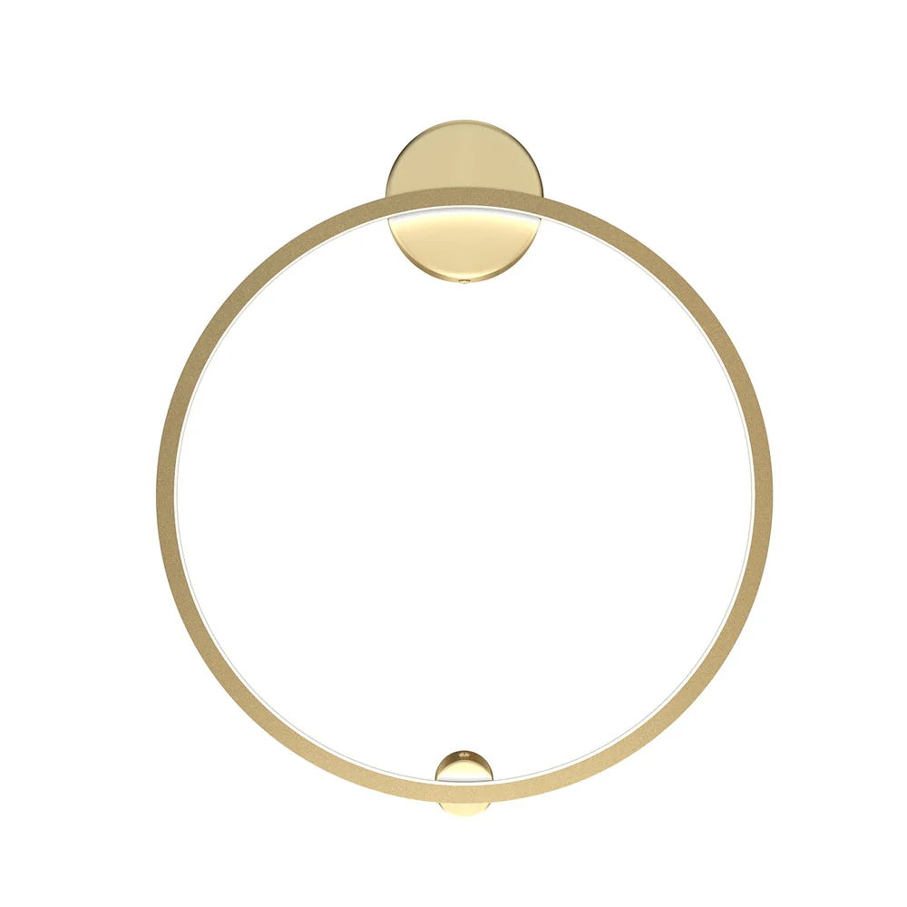 Halo  Led Wall Light Brass Finish - Image 4