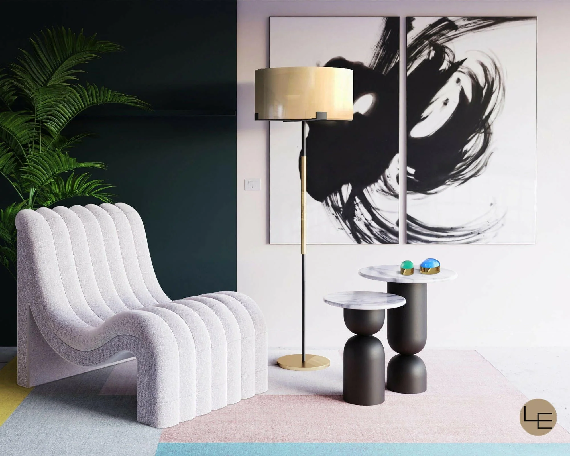 Hamilton Floor Lamp E27 - Image 6