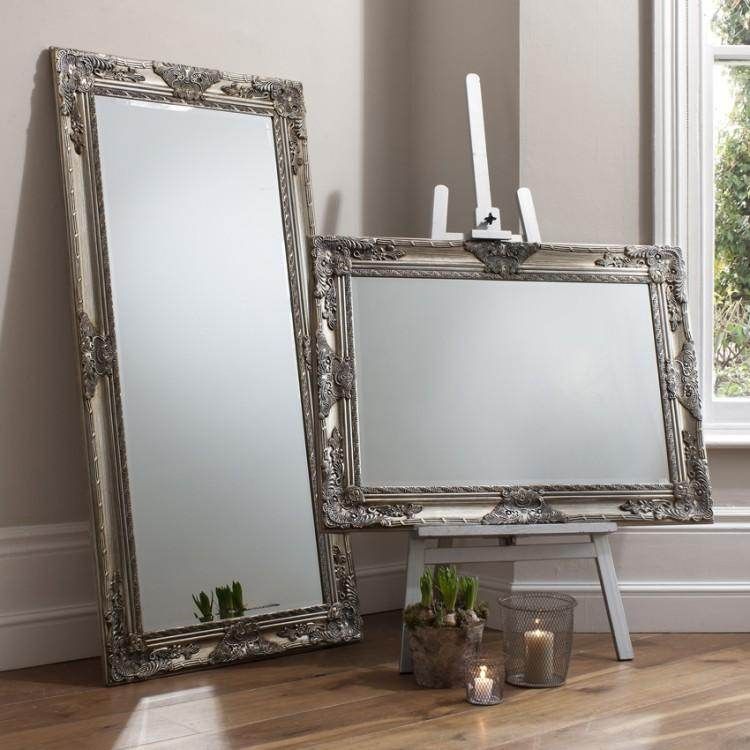 Hampshire Rectangle Mirror Silver W840 x D35 x H1145mm - Image 2