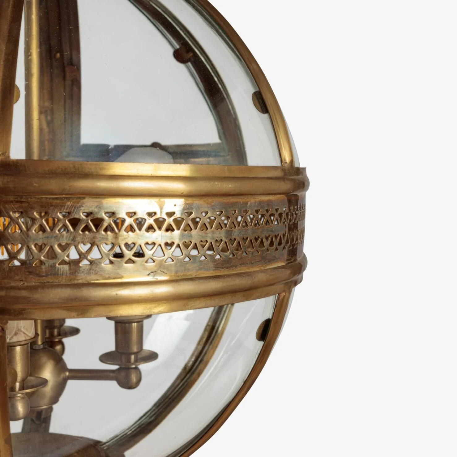 Hampstead Lantern- Verdigris Bronze/ Brass - Image 16
