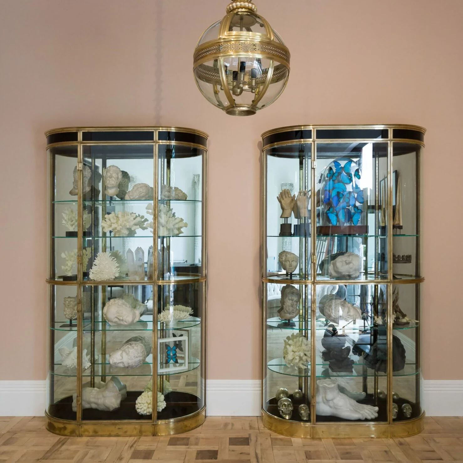 Hampstead Lantern- Verdigris Bronze/ Brass - Image 4