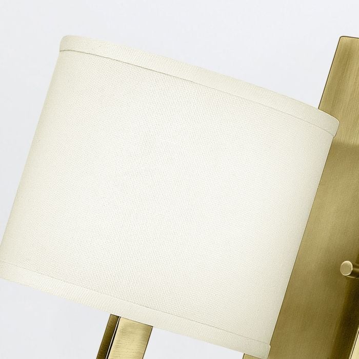Hampton 1 Light Wall Light - Brushed Brass/ Antique Nickel - Image 4