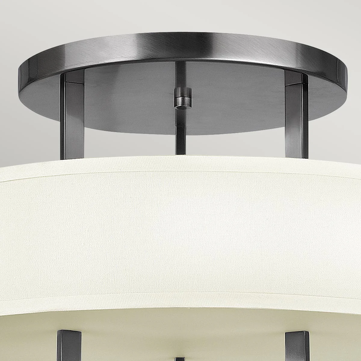 Hampton 3 Light Semi-Flush, Antique Nickel - Promotional Offer - Image 2