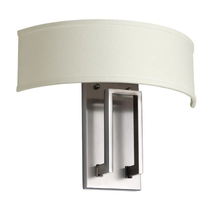 Hampton 2 Light Wall Light  - Brushed Brass/ Antique Nickel - Image 2