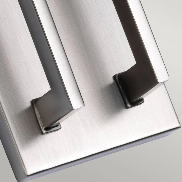 Hampton 2 Light Wall Light  - Brushed Brass/ Antique Nickel - Image 3