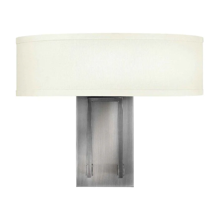 Hampton 2 Light Wall Light  - Brushed Brass/ Antique Nickel - Image 4