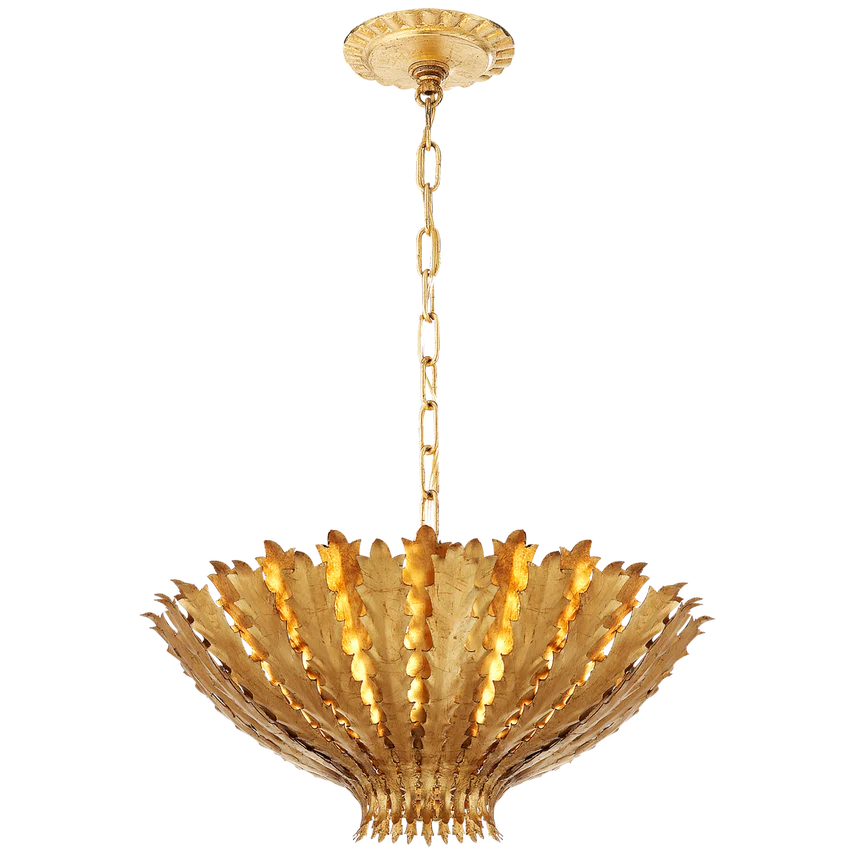 Hampton Small Chandelier - Silver/Gild/White - Image 2