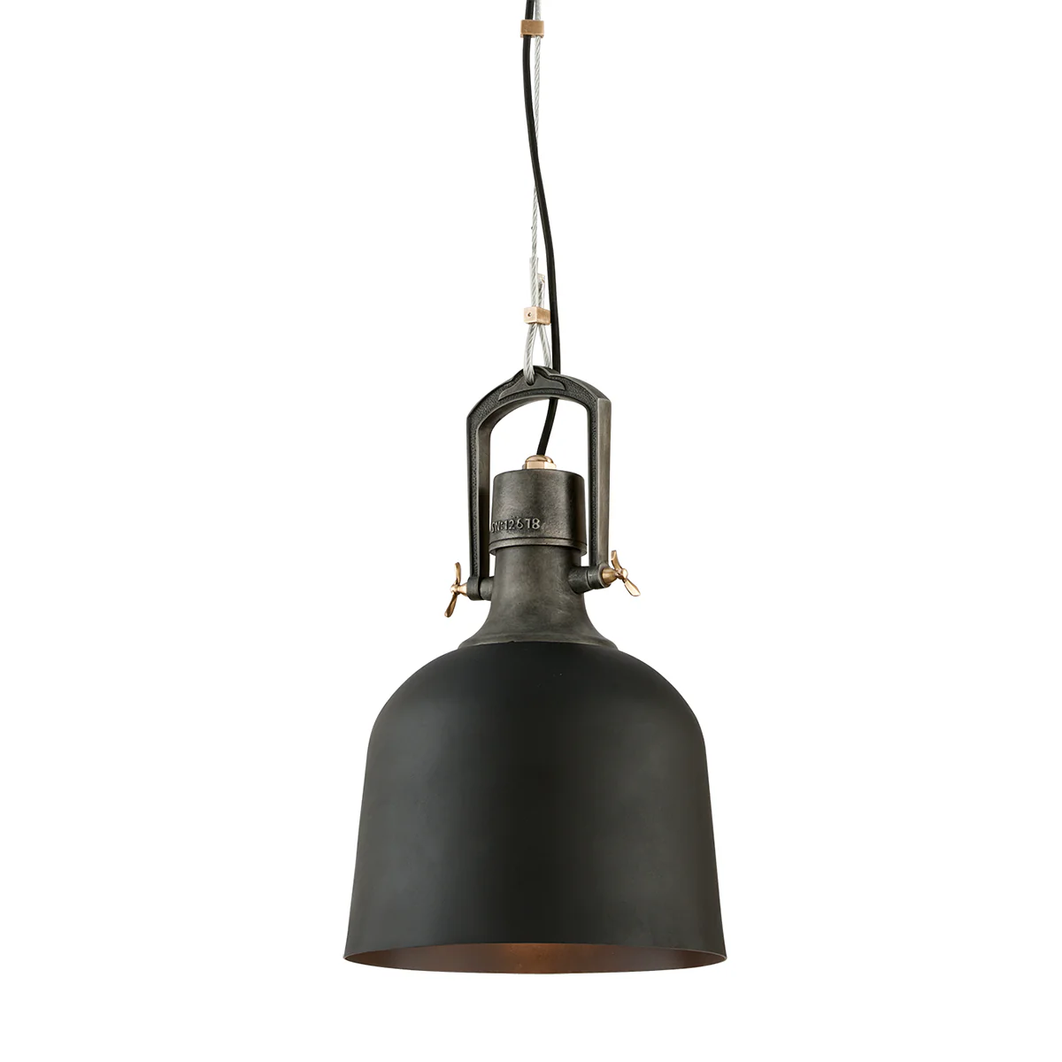 Hangar 31 1Lt Pendant - Brass & Old Silver - Image 2