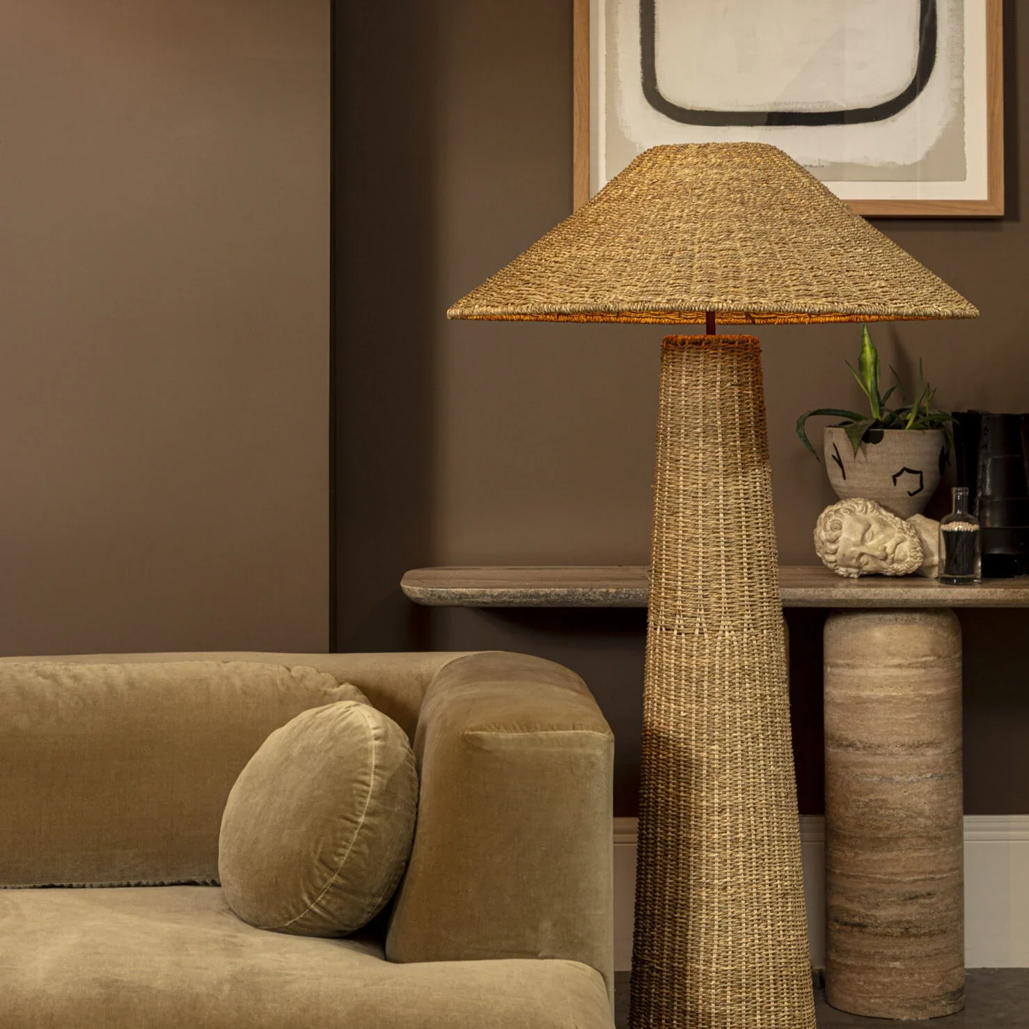 Hanoi Seagrass Standing Lamp - Image 6