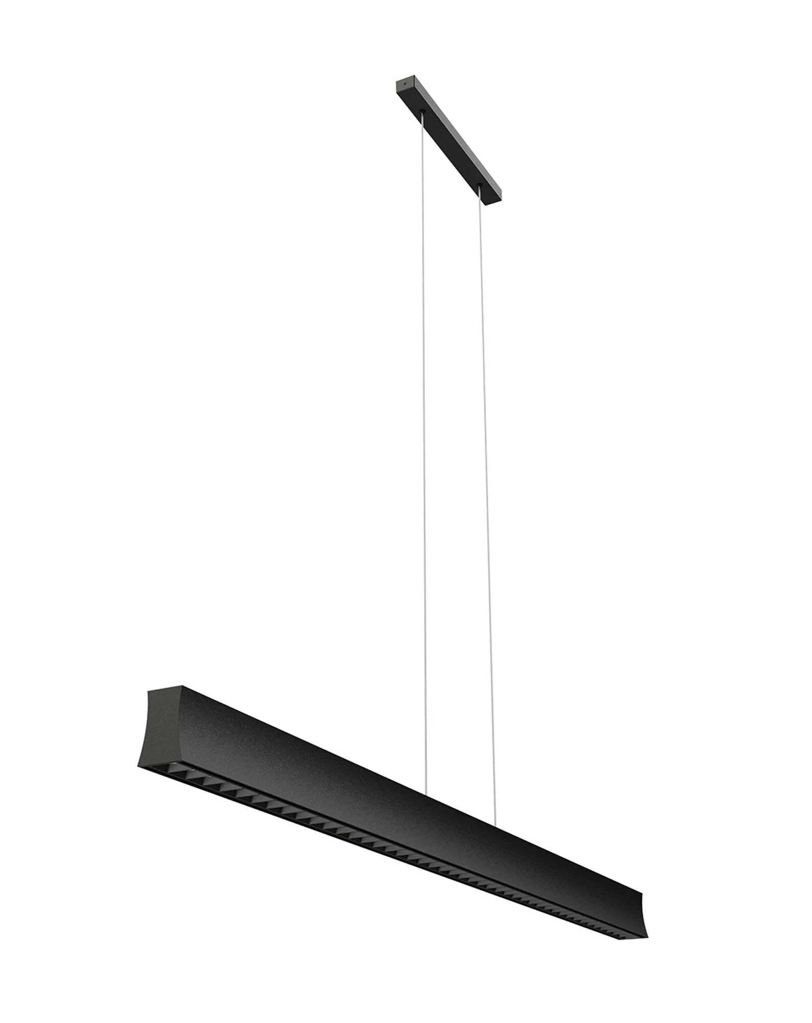 Hanok Linear Pendant 45°/ 110° 38W LED - White/Black Finish, IP20 - Image 3
