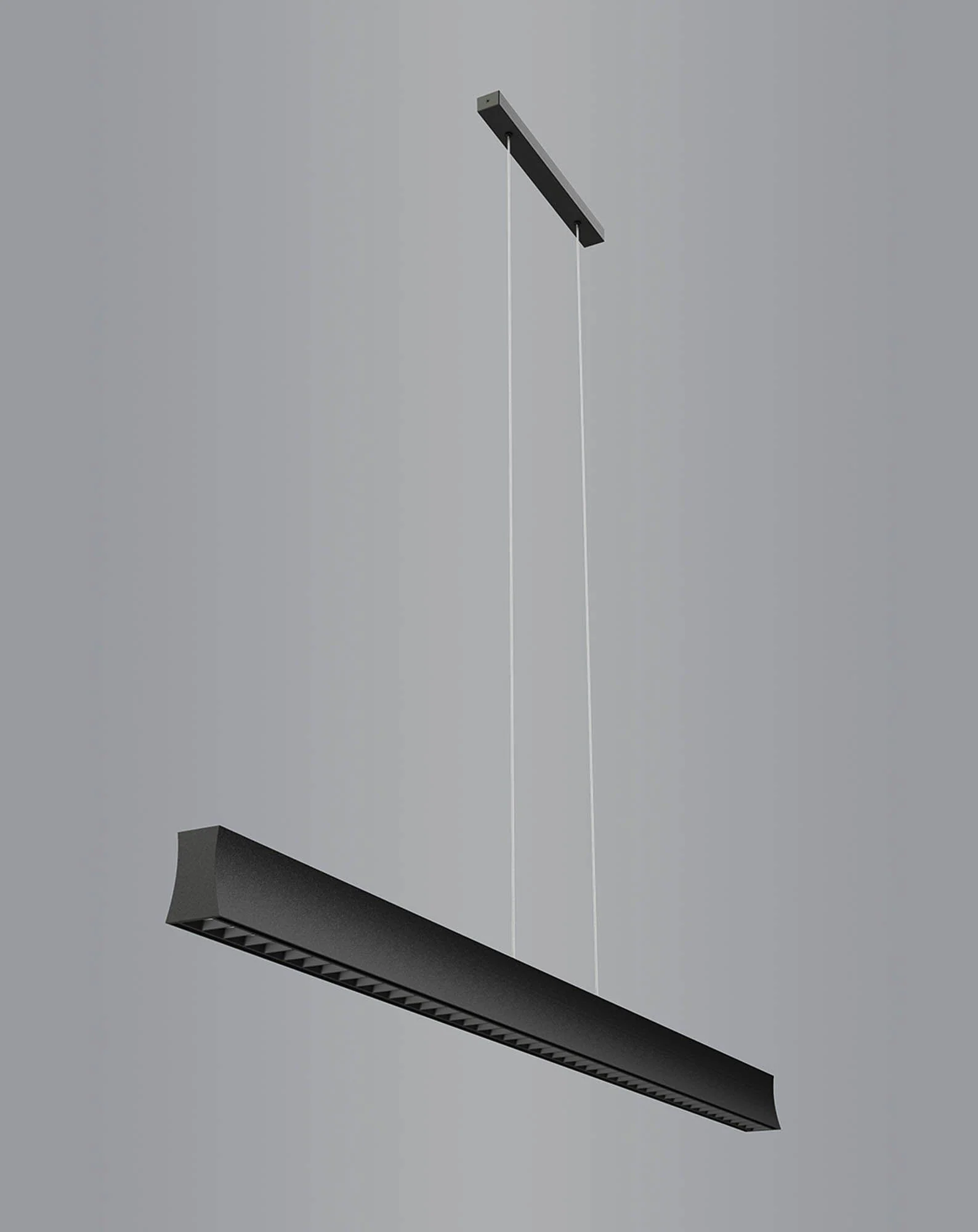 Hanok Linear Pendant 45°/ 110° 38W LED - White/Black Finish, IP20 - Image 4