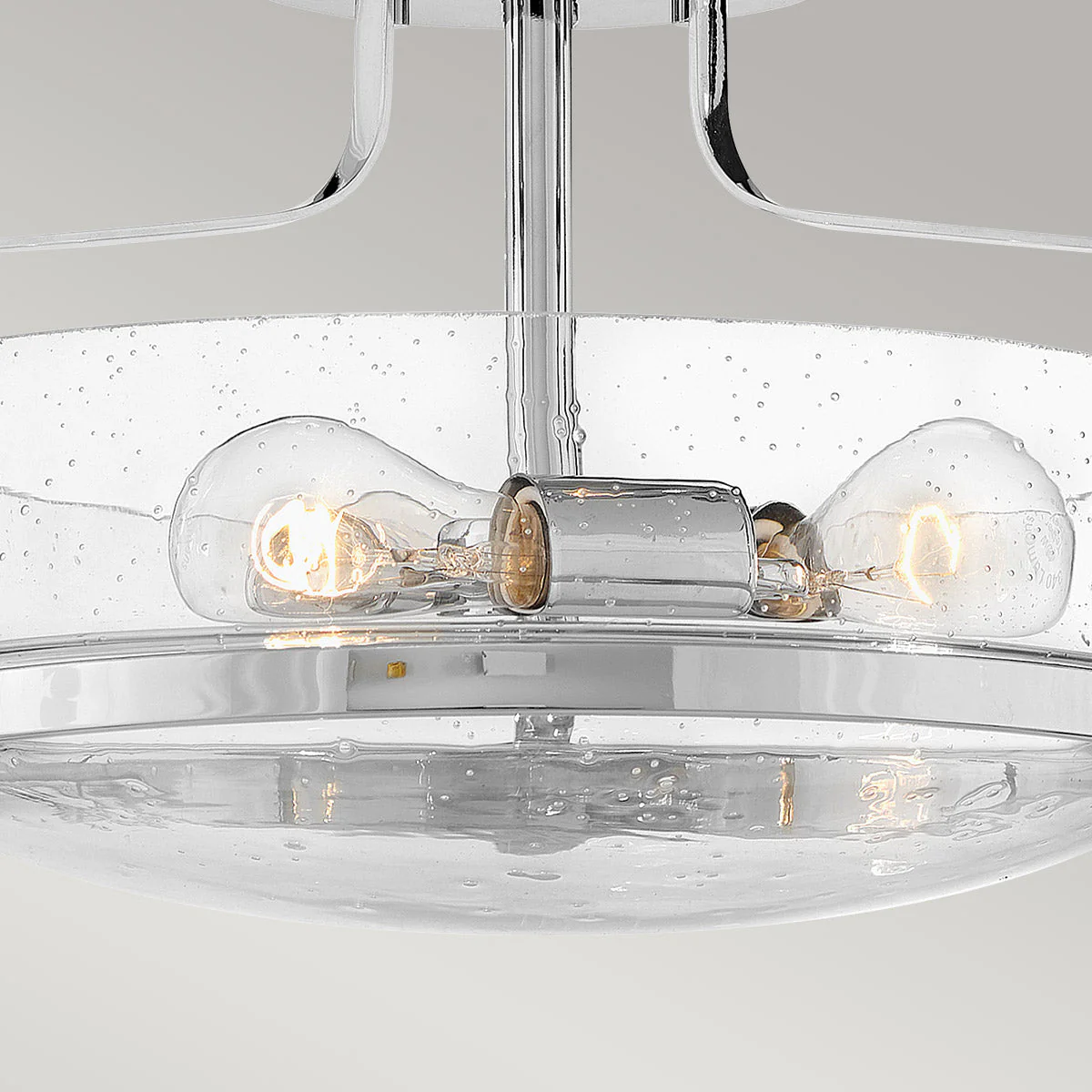 Harper 3 Light Small/Large Semi-Flush - In Various Finishes - Image 14