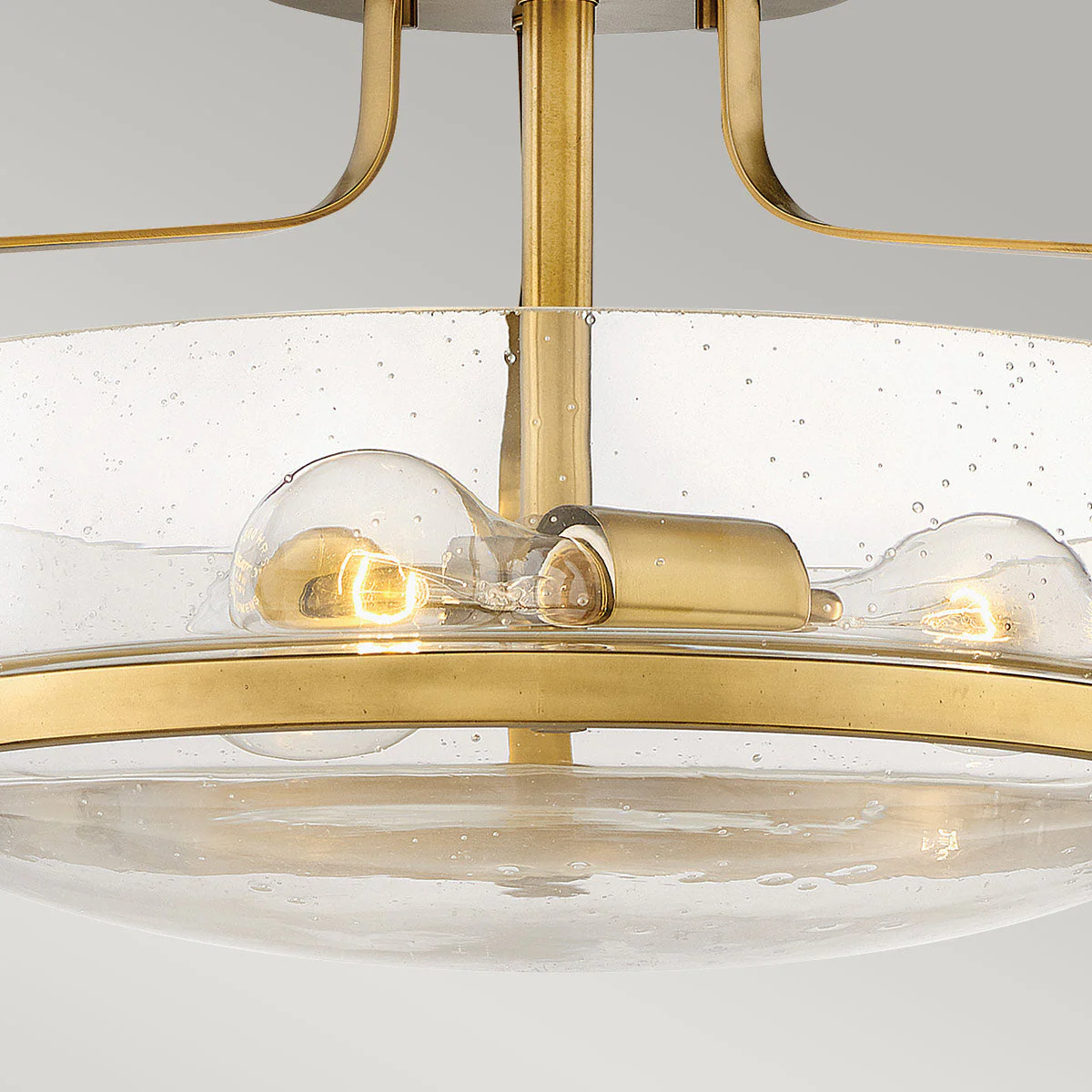 Harper 3 Light Small/Large Semi-Flush - In Various Finishes - Image 4