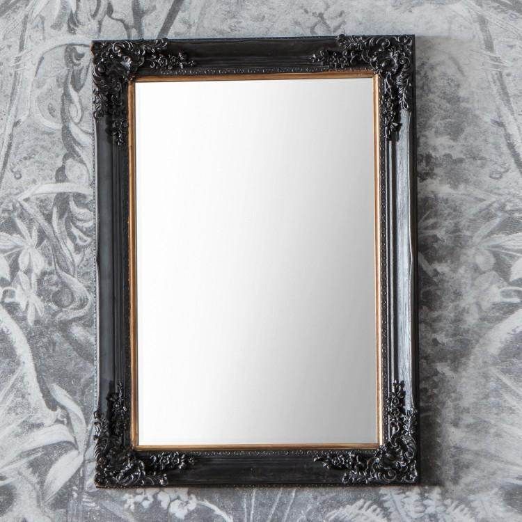 Harrelson Mirror Antique Black W790 x D70 x H1090mm - Image 2