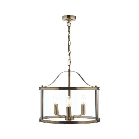 Harrington 3/5 Light Pendant Matt Black and Glass - Image 13