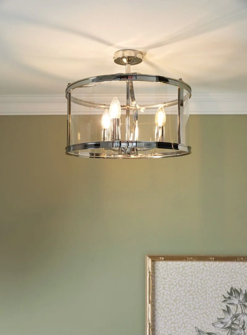Harrington 3/5 Light Pendant Matt Black and Glass - Image 19